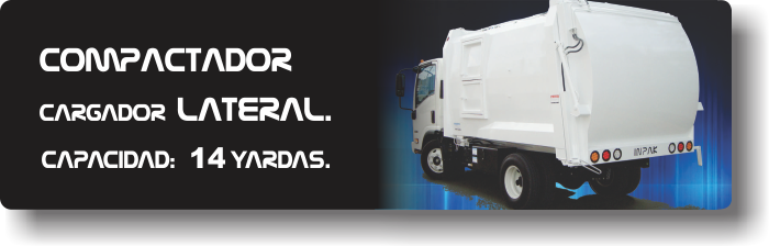 compactador 13 yardas lateral